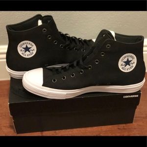 Converse CT II Hi Black Chuck Taylor Sneaker - New